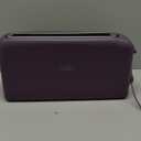 bella 2 Slice Slim Toaster, Fits-anywhere Kitchenware, 6 Setting Shade Control with Reheat & Cancel Buttons, Fits sourdough, 10 Long Slot, Anti Jam & Auto Shutoff, 900 Watt, Plum