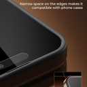 UNBREAKcable 2PCS Screen Protector for iPhone 15 Pro Max - 1 Privacy Tempered Glass+1 Clear Glass Double Shatterproof [Installation Frame] [9H Hardness] [Case Friendly] Anti-Scratch iPhone 6.7 inch