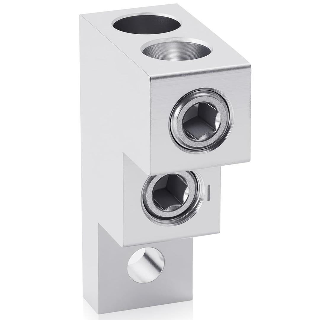 1 Pack Mechanical Panelboard Lug Grounding Mechanical Lug Two Conductors, 300 Awg, 300mcm - 6SOL Wire Range