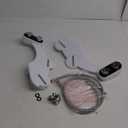 CLEAR REAR Bidet Attachment for Toilet Seat - Non-Electric, Self-Cleaning Dual Nozzle, Adjustable Water Pressure, Rear & Feminine Wash Hygienic Bathroom Upgrades - Fits Elongated Toilets (2 Pack)