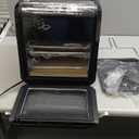 Chefman 12-Quart 6-in-1 Air Fryer Oven with Digital Timer, Touchscreen, and 12 Presets - Family Size Countertop Convection Oven, Dishwasher-Safe Parts (Black)