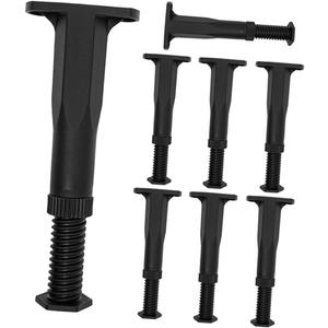 8Pcs Adjustable Furniture Leg Extenders Leg Replacement for Bed Sofa Cabinet and Dresser Height Adjustable to Elegant Modern Design