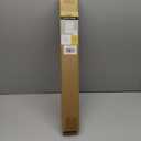 No Tools No Drill Cordless Roman Shades for Indoor Windows 100% Blackout, for Window Size 22" W  64" H White