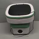Portable Washing Machine - 16L Mini Foldable Washer with Spin Basket, 3 Cleaning Modes & Deep Cleaning for Small Clothes, Collapsible Laundry for Apartment, Home, Hotel and Travel (Green)