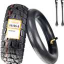 80/65-6 Scooter Tire Off-Road, 10 Inch Replacement Thickened Pneumatic Tyres 80/65-6 for Electric Scooter E-Bike Tires Inner Tubes for Motorcycle (Off Road)