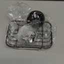 LEVERLOC Soap Holder Dish with Hooks for Shower, Bar Suction Cup Soap Tray Wall Mounted, Rustproof Stainless Steel Sponge Holder Caddy for Bathroom Bathtub Kitchen Sink, Brown (1 Tire)