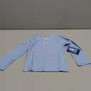 Gerber Unisex Baby Toddler UPF 50+ Long Sleeve Rashguard Swim Shirt (2T, Light Blue)