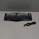 7KEYS Wired Ergonomic Keyboard, Compact Mini Split Keyboard 69 Keys, 14+ RGB Backlight, Detachable USB Type-C Cable, Natural and Comfortable Typing for Desktop Windows PC Laptop MAC (Gray)