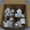 4 Pack Rechargeable Emergency Light Bulbs, Battery Powered LED Light Bulb 3000K Warm E26 120 Volt 9W 60W Equivalent with 1200mAh for Home Power Outage Camping Hurricane (Soft White)