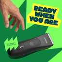 MANSPOT Manscape Groin & Body Hair Trimmer for Men, Electric Ball Pubic Trimmer Shaver,Manscape Kit with 4 Guard,Replaceable Ceramic Blade Heads,Waterproof Wet/Dry Shaver,90 Minutes Shaving (Black)