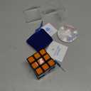 GAN 251 M Pro, 3x3 Magnetic Speed Cube Stickerless Gans 251 Mini Cube Puzzle Toy for Beginner(Frosted Surface Primary Internal)