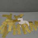 Golden Glittery Letters
