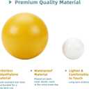 84mm Bocce Ball Set, Outdoor Games for Adults and Family, Backyard Ball Set with 8 PE Bocce Balls & 1 Pallino & Carry Bag & Measuring Tape for Teens Beginners