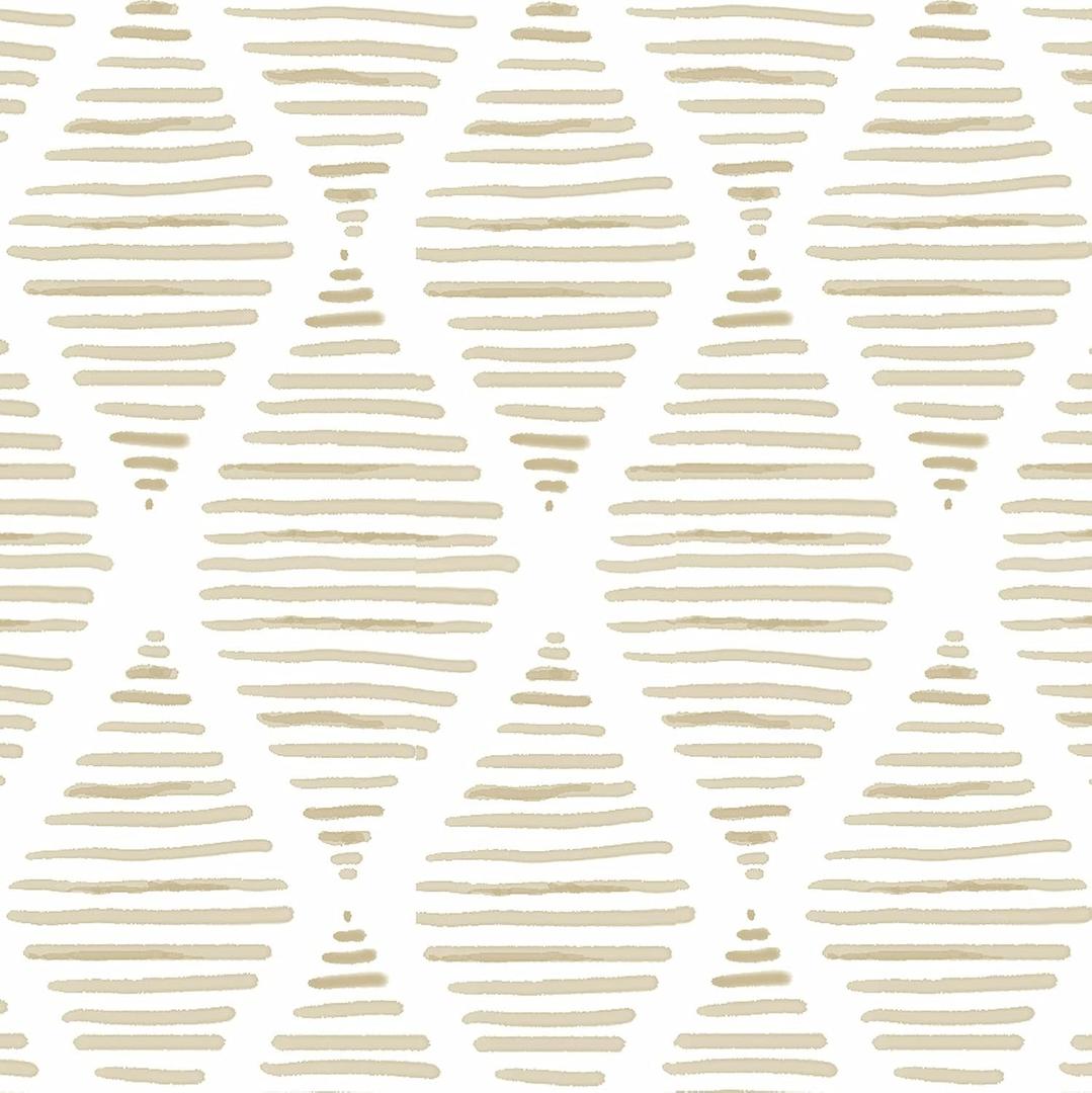 Beige Striped Peel and Stick Wallpaper Geometric Beige and White Boho Contact Paper Textured Cream Removable Self Adhesive Wallcovering Stick on Vinyl Roll for Home Decor Cabinets 472.4in