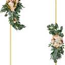 Wedding Arch Backdrop Stand 6FT Gold Wedding Balloon Arched Backdrop Stand Square Arch Frame for Birthday Party Bridal Baby Shower Ceremony Decoration, ZG02-3