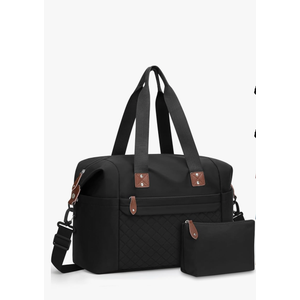 Travel Duffle Bag, Waterproof Weekender Overnight Hospital Bags for Women Men with Toiletry Bag Lightweight Carry on Personal Item Duffle Gym Bag for Travel, Airplanes, Sports