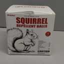 Squirrel Repellent Outdoor, Chipmunks Repellent for Outdoor & Indoor Use, Keep Squirrels Out of Gardens, Bird Feeders & Attics, Safe for People, Pets & Plants 12 Packs