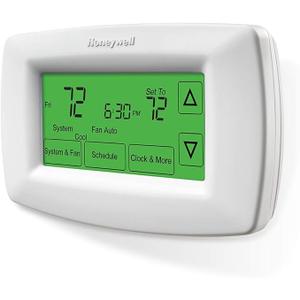 Honeywell Home RTH7600D 7Day Programmable Touchscreen Thermostat, White