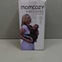 Momcozy Breathable Mesh Baby Carrier, Ergonomic and Lightweight Infant Carrier for 7-44lbs with Enhanced Lumbar Support, All Day Comfort for Hands-Free Parenting, Air Mesh-Grey