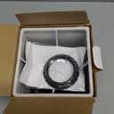 Small Table Lamp for Bedroom - Bedside Lamps for Nightstand, Minimalist Night Stand Light Lamp with Square Fabric Shade, Desk Reading Lamp for Kids Room Living Room Office Dorm (12.8in, Cream & Black)