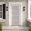 JUBEST 32'' x 80'' Steel Security Door, Surface Mount Reversible Entry Door