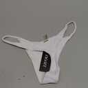 Zmart Women Thong Bikini Bottoms G String Sexy Low Waist Swimsuit Bottom Brazilian Cheeky Bathing Suit Bottoms Small