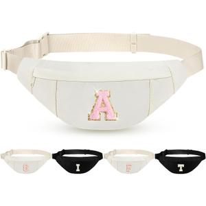 2 x MAXTOP Large Crossbody Fanny Pack with 4-Zipper Pockets,Gifts for Enjoy Sports Festival Workout Traveling Running Casual Hands-Free Wallets Waist Pack Phone Bag Carrying All Phones