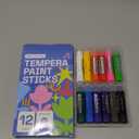 ARTISTRO 100% Washable Tempera Paint Sticks for Kids - 12 Non-toxic Paint Markers for Kids - Color Sticks with Twist Design