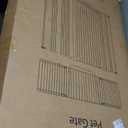 keny 51" Extra Tall Pet Gate, 29.7"-46" Wide Adjustable Cat Gate for Doorway, Hallway, Stairs, Auto-Close & Pressure Mounted, No Drilling, White