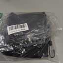 Black Car Seat Back Organizer with Multiple Pockets and Hooks