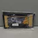 Matte Black License Plate Frames- Rustproof Aluminum Metal Car Tag Holder, 2 Pack Front Rear Slim Holder with Mounting Hardware- Screws, Caps