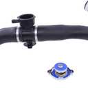 MOTOKU Upper Radiator Coolant Hose with Cap for Jeep Patriot Compass 2007-2017 for Dodge Caliber 2007-2012