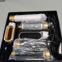 Hair Dryer Brush 5 in 1, Negative Ion Blow Dryer Brush Set - 110,000 RPM High -Speed Hot Air Brush Air Styler Curling Wrap Air Curler, Curling Iron Hair Styling Tool for Straight Curl Drying Smoothing