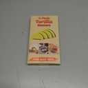 Tortilla Sealer Crimper Press - 4pcs Quesadilla Maker for 10"+8"+6"+4" Flour Tortillas |Make Sealed Taco,Quesadilla,Empanada,Burrito,Dumpling,Sandwich,BPA-Free Dishwasher Safe (Grey Yellow)