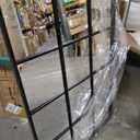 Window Pane Wall Mirror, 36"x24" Wall Mounted Window Mirror for Living Room, Bedroom, Entryway, Dining Room, Home Wall Decor