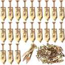 PAGOW 160 Pcs Self-Drilling Anchors, 2024 Upgraded Ancors and Screws for Heavy Duty, Metal Screw Anchors Kit, No Drill and Holes in Wall (40 Pcs Steel Anchors 0.47"x1.1" + 40 Pcs Zinc Screws)