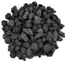 Onlyfire Black Lava Rock 10 Pounds Volcanic Lava Stones for Indoor Outdoor Fire Pits Fireplaces Gas Grill and Landscaping, 0.3-0.6 Inch