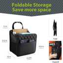 FrgKbTm 2Pack Car Seat Back Organizer, Waterproof Car Backseat Organizer with Cup Holders Large Capacity Hanging Car Storage Bag for Phones Documents Cups Bottle Travel Compatible with Most Vehicles