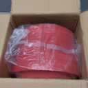 WELLIFE Red Party Plates 9 Inch -150 Count, Plastic Disposable Plates for Dinner Party Easter Mother's Day