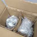 Bestier Modern Gold Crystal Semi-Flush Mount Chandelier Lighting Ceiling Light Fixture Lamp for Diningroom Bathroom Bedroom Livingroom 3 E12 Bulbs Required D13.5 inch X H11.6 inch