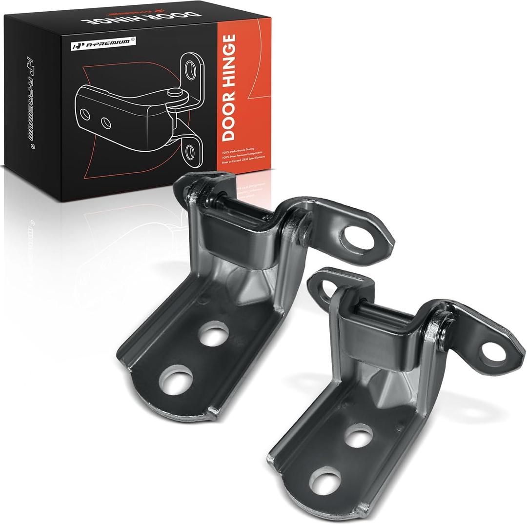 A-Premium Door Hinge Assembly Compatible with Nissan Altima 2002-2012, Sentra 2000-2012, Frontier 2005-2021, Pathfinder 2005-2012, Maxima, Xterra, Quest, Front Driver and Passenger Upper Side,2-PC Set