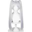 Wiggy Mermaid Frieren Cosplay Wig for Sousou no Frierenn, Long Silver White Wigs Ponytails + Wig Cap for Frieren Beyond Journey's End Halloween Christmas Costume Party