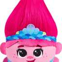Mattel DreamWorks Trolls Band Together Hairmony Mixers Queen Poppy Plush Toy with Sound, 6-inch Soft Doll Inspired by the Movie, Interactive Harmonizing