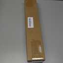 Rustic Curtain Rod, 1 Inch Curtain Rods for Windows 48 to 86 Inches, Blackout Wrap Around Curtain Rod, for Indoor and Outdoor, Simple Modern Design, 30 to 86 Inches, Black