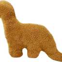 Dino Nugget Pillow, 16 inch Soft Dinosaur Chicken Nuggets Pillow for Birthday Gifts, Dinosaur Theme Party Decorations (Small, Brontosaurus)