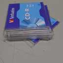 Verbatim Cd-R Recordable Disc, 700 Mb/80 Min, 52x, Slim Jewel Case, Silver, 8/Pack