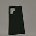 Meifei case for Galaxy S22 Ultra (SM-S908U / SM-S908U1), Liquid Silicone Case Dual Layer Hard PC Soft Silicone Rubber Bumper Slim Fit Protective Phone cover for Samsung S22 Ultra 6.8" 2022, Dark Green