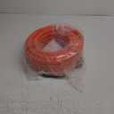 YAMATIC Heavy Duty Garden Hose 5/8 in x 50 ft with Swivel Fitting, Super Flexible Water Hose, All-weather, Lightweight, Burst 600 PSI (Orange)