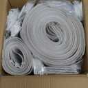 LazBlinds Light Filtering Vertical Blinds Replacement Slats – Polyester Fabric for Sliding Glass Door, Patio & Windows, 82.5"x3.5", 25 Pack, Light Beige