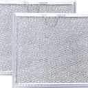 Grease Filter for GE Microwave JVM7195SK1SS, JVM7195SK2SS, JVM7195SK3SS, JVM7195SK4SS, PVM9179SK4SS, JVM7195SF1SS, JVM7195FL1DS, PVM9179SK2SS, PVM9215SK3SS Oven Vent Filter Replacement.(2Pack)